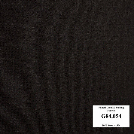 G84.054 Kevinlli V7 - Vải Suit 80% Wool - Đen